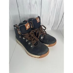 Forsake Men’s Waterproof Halden  Boot Black Leather Size 9.5  Lace Up Hiker